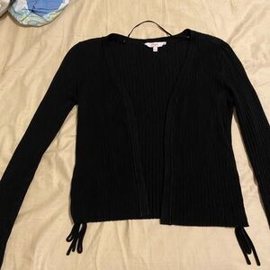 Black cropped sweater juniors Candies